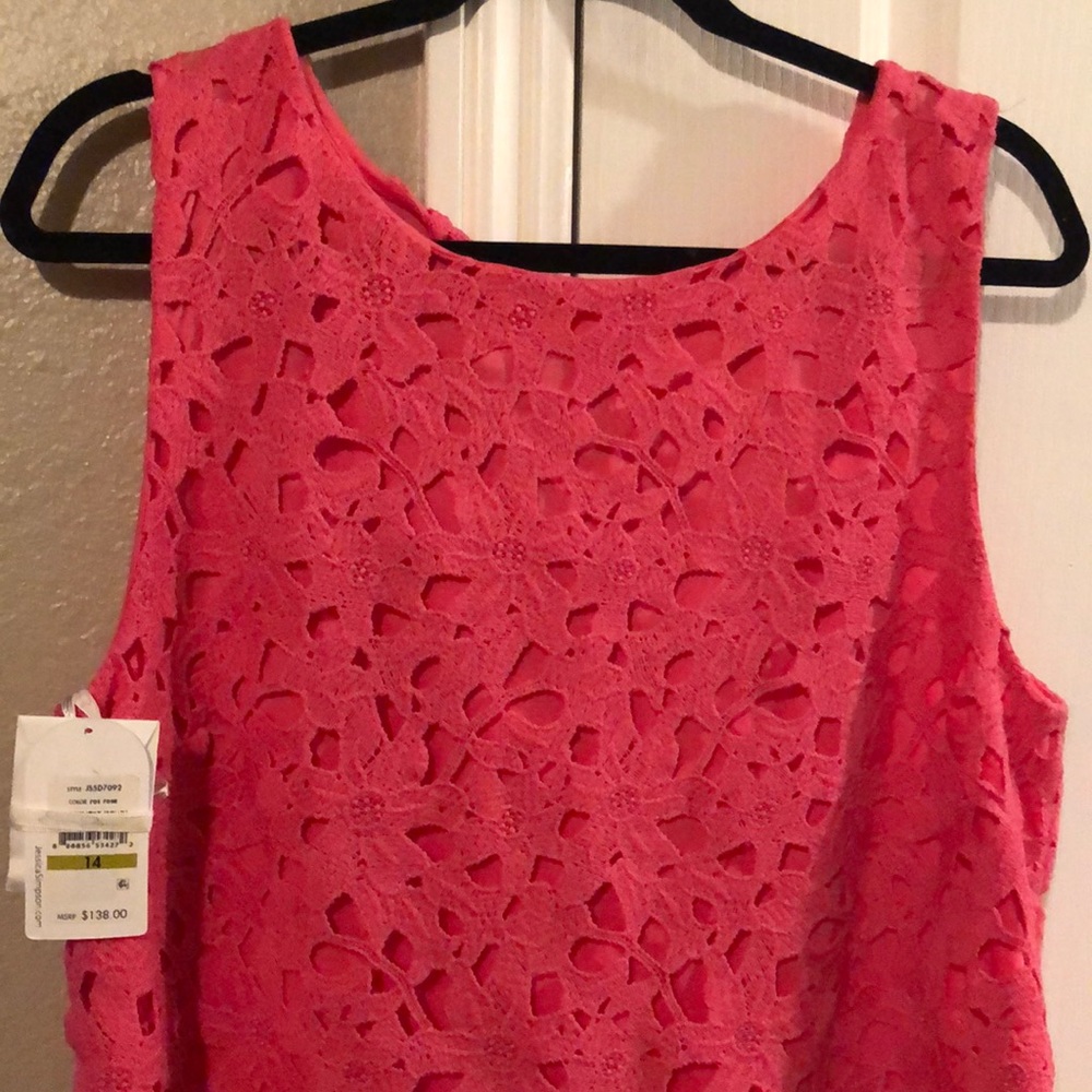 Jessica Simpson rose pink dress